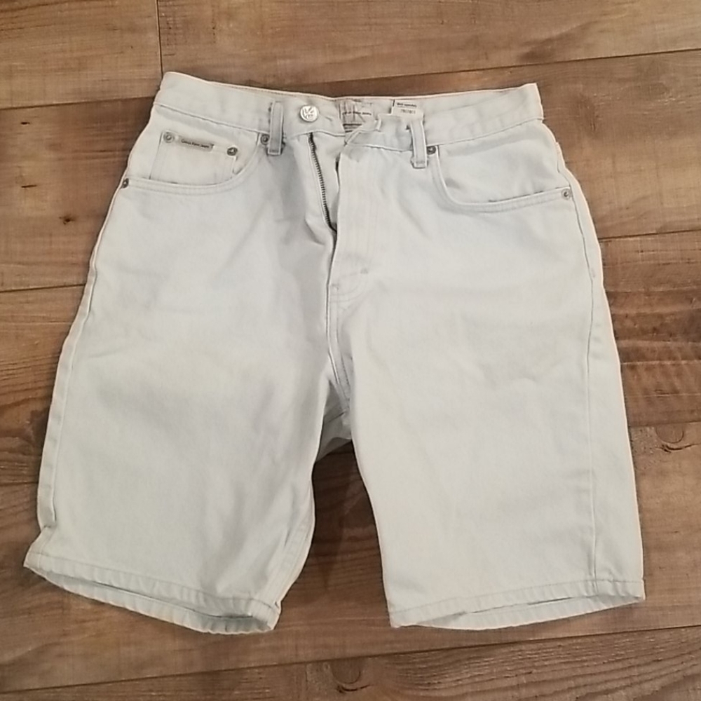 Calvin Klein Light Wash Jean Shorts